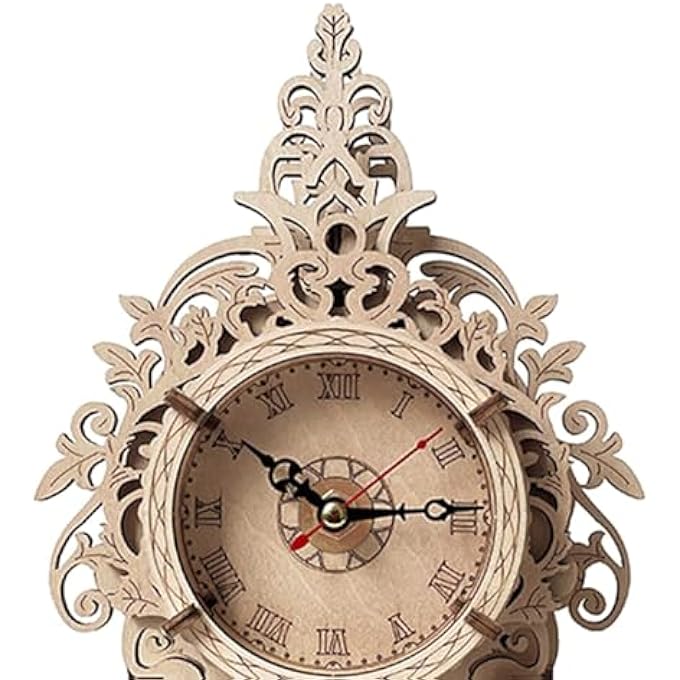 3D WOODEN PENDULUM CLOCK MODEL KIT FOR ADULTS TO ASSEMBLE BY YOURSELF TO BUILD 3D WOODEN PUZZLE DIY WOODCRAFT CONSTRUCTION KITS CREATIVE - Image 4